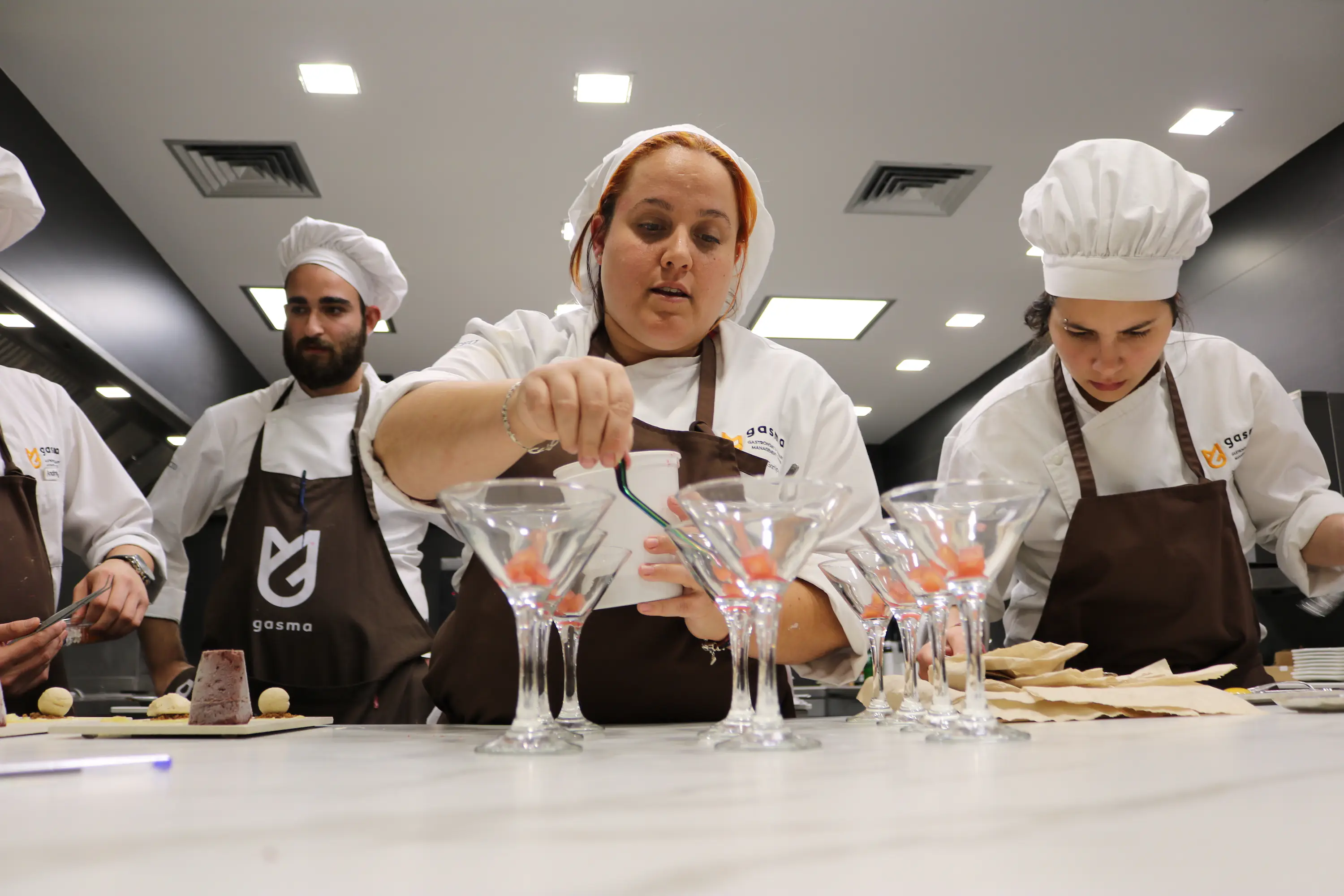 Students practical class