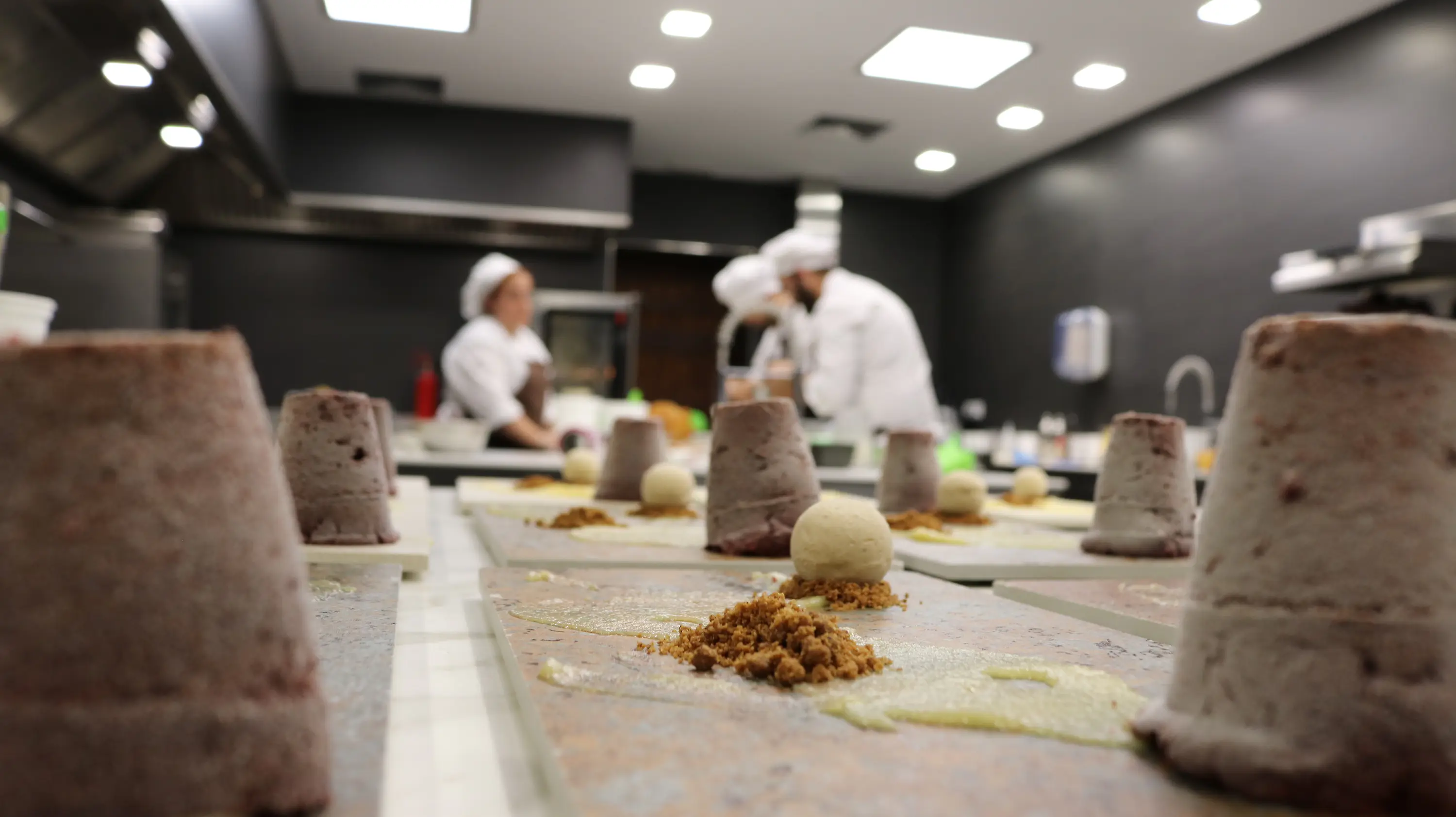 Students pastry class