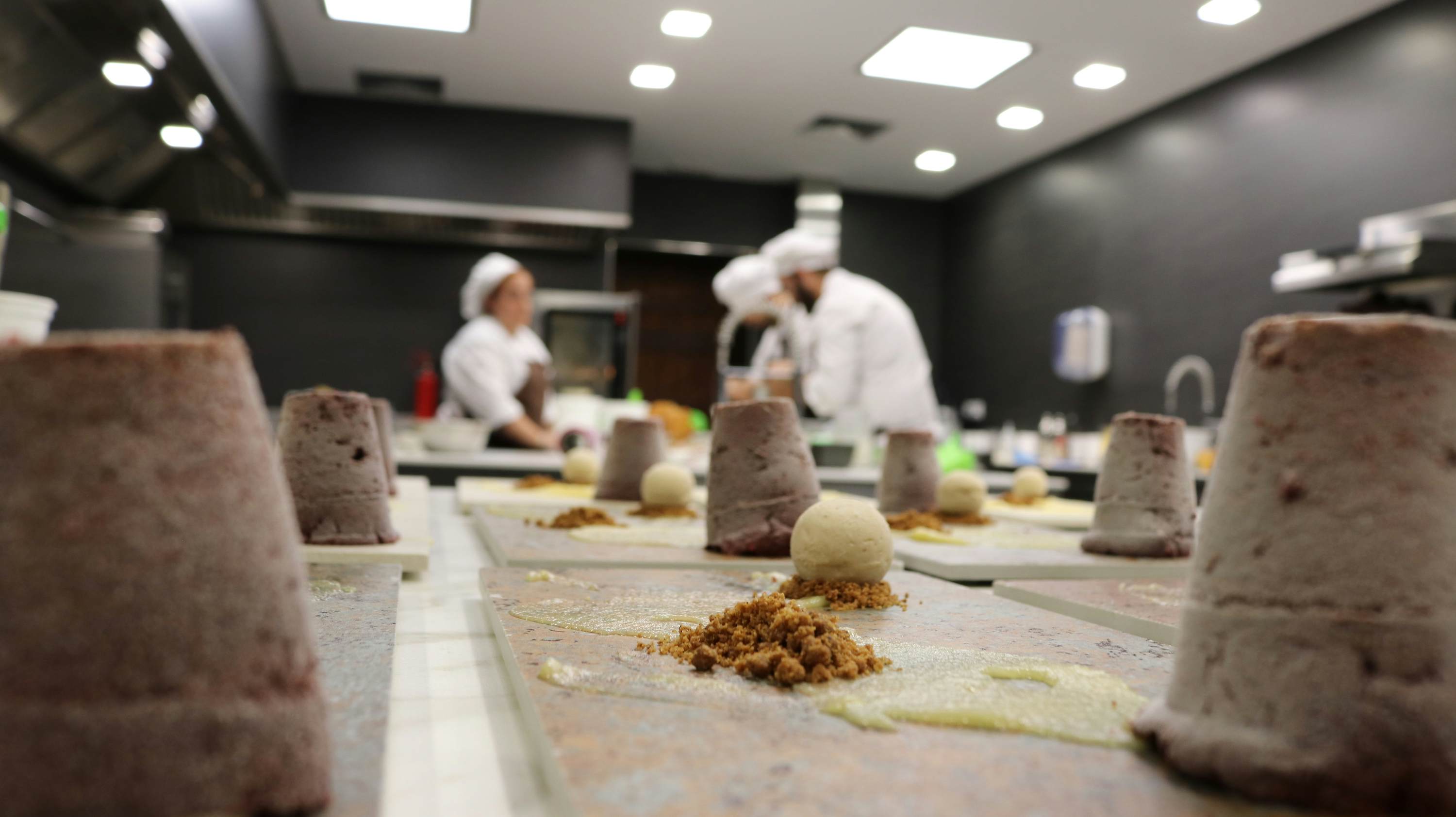 Students pastry class