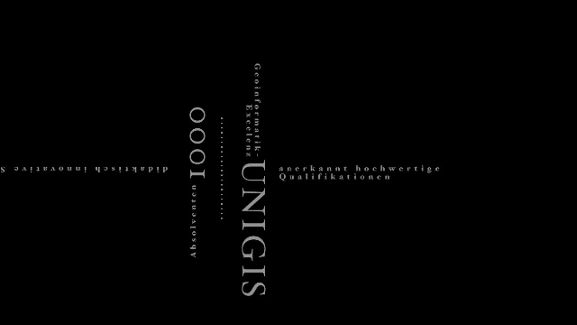 UNIGIS - study Geoinformatics online