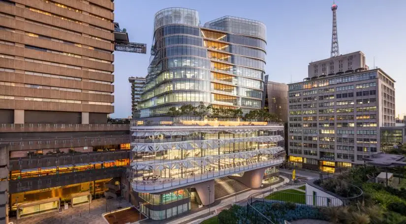 UTS Central at dusk