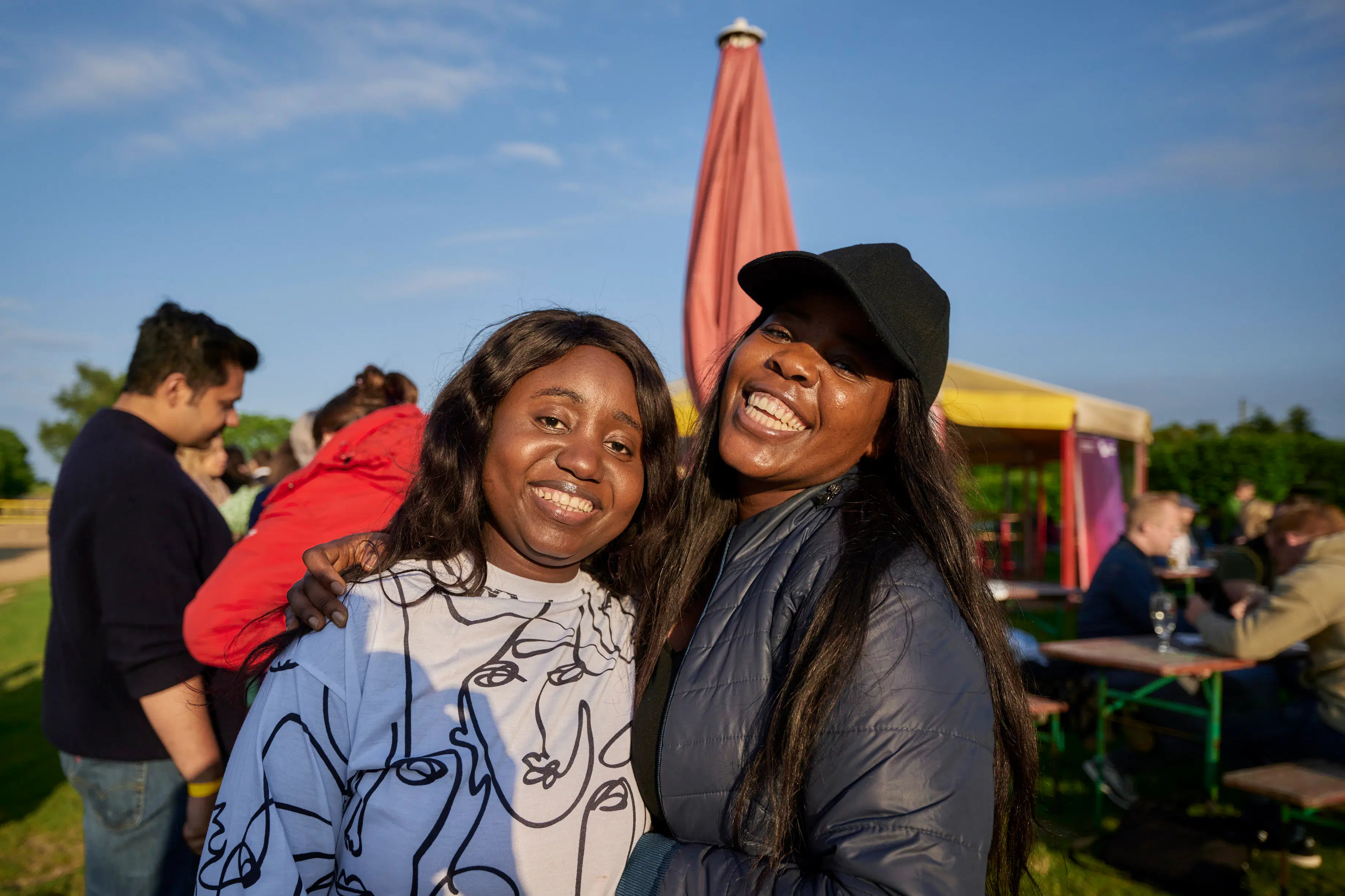Students at IGC BBQ