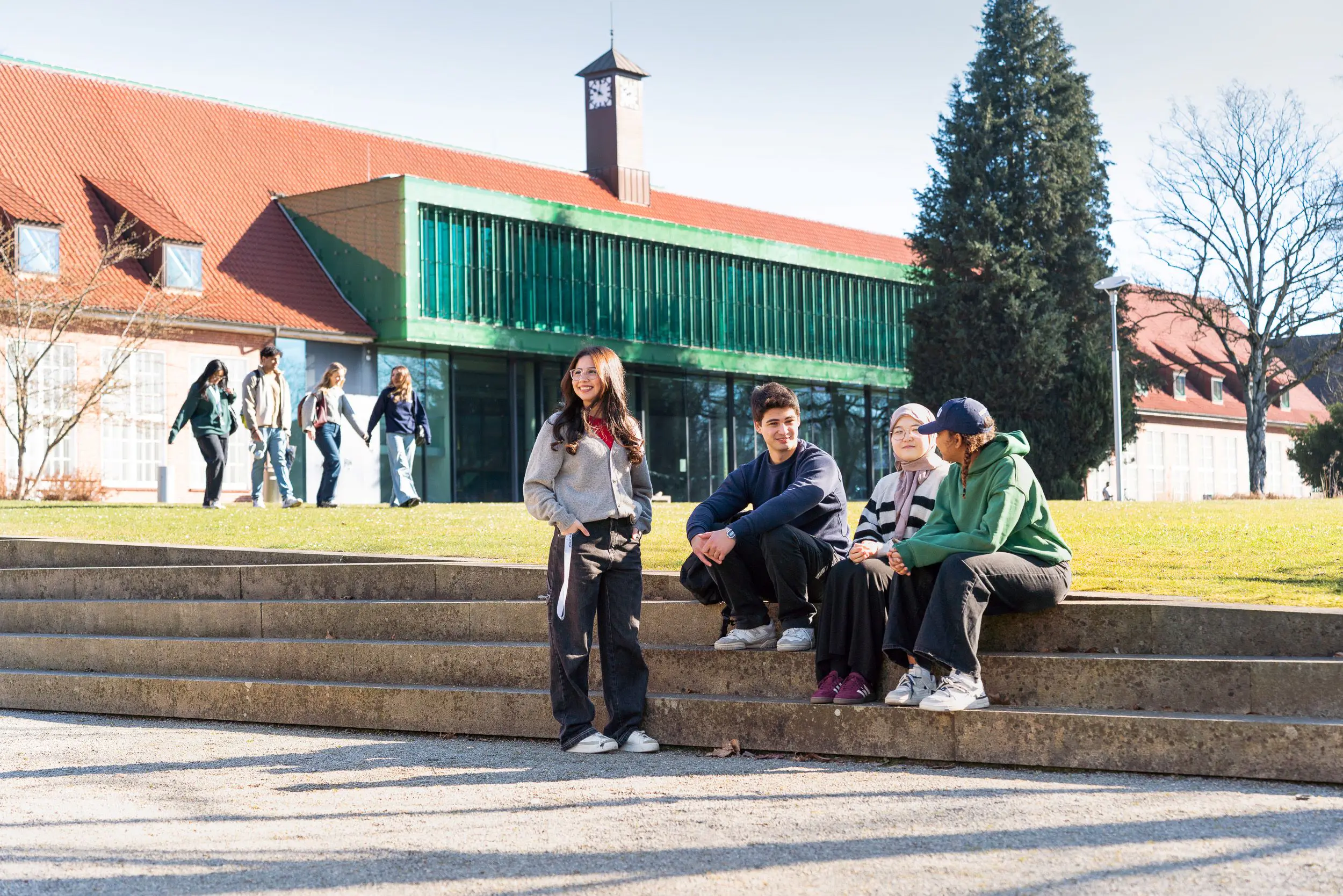 Students at Constructor University Campus
