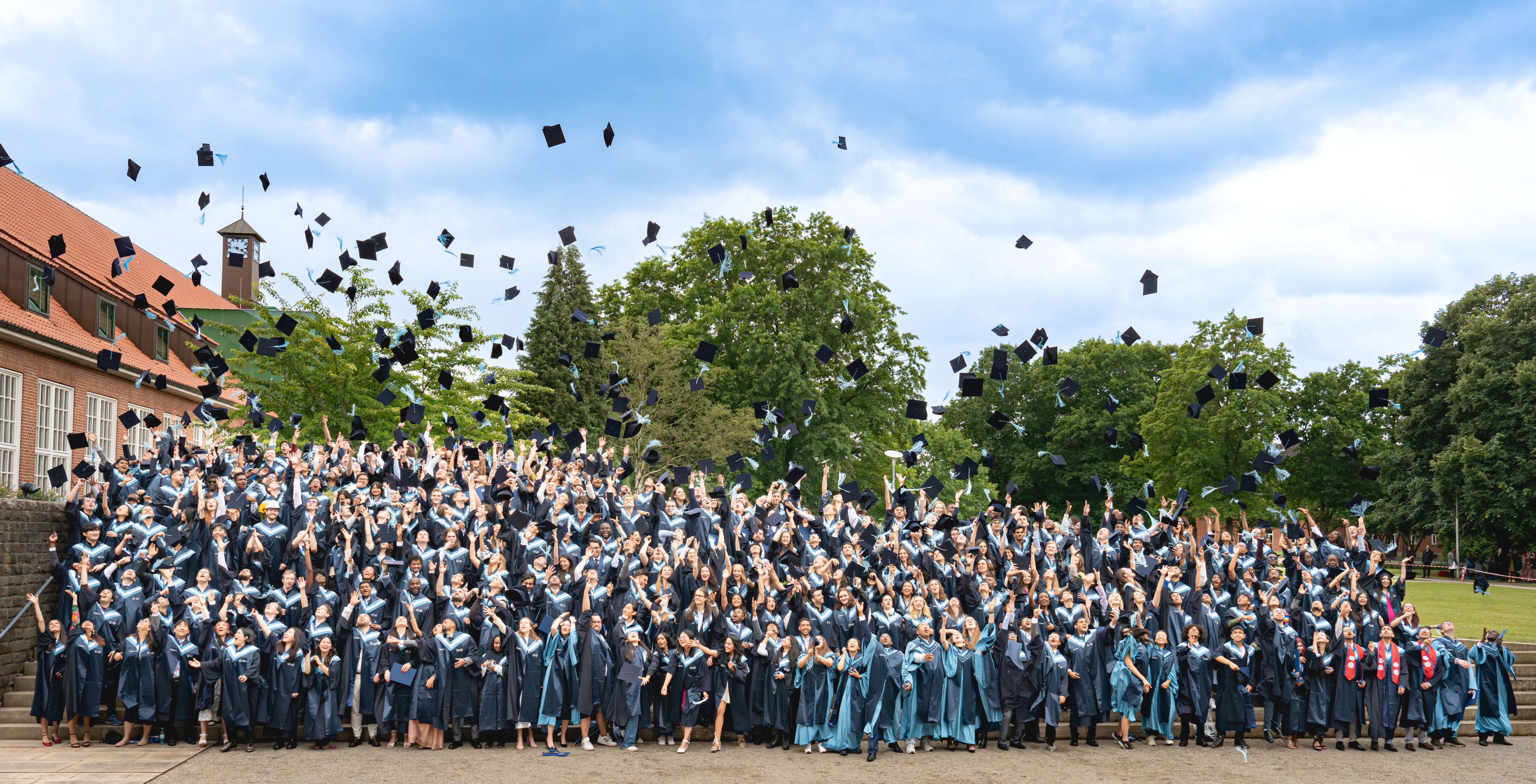 Graduation ceremony / Hat Toss